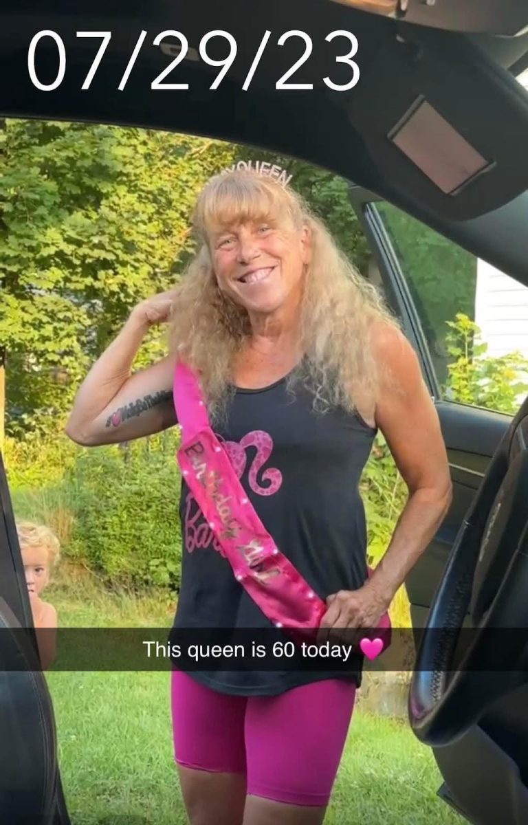 Barb posting "Queen is 60 today"