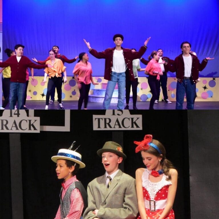 Caleb, 2024 top center, 2016 bottom left with Molly and Derek